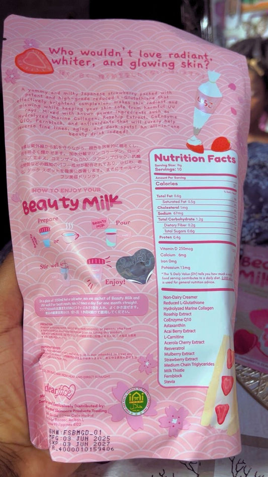 Beauty milk